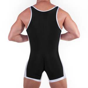 Combinaison de lutte personnalisée pour hommes, haute performance, tissu de qualité supérieure, uniforme de lutte professionnelle pour équipes - Product Image 3