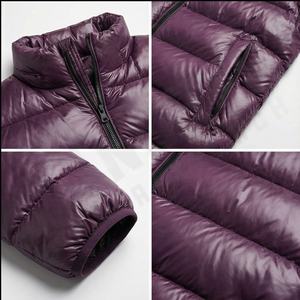 Manteaux d'hiver chauds rembourrés à bulles pour hommes imprimés sur mesure Veste bouffante pour homme Veste bouffante personnalisée à la mode pour hommes - Product Image 4