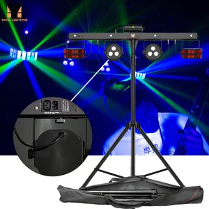 Professionele Draagbare Dj Verlichting Disco Dj Apparatuur Gig Bar Dmx Full Color Led Club Bar Podium Verlichting Met Standaard