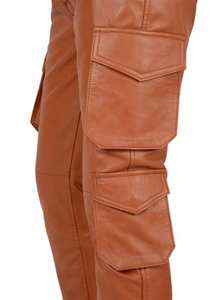 Pantalon en cuir décontracté pour homme avec logo personnalisé - Écologique, respirant, léger, prix bas, best-seller, stock direct usine - Product Image 2