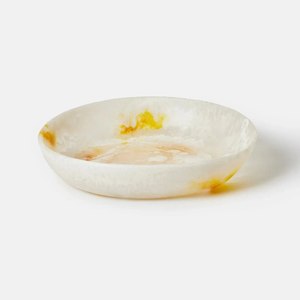 Bol de service en résine époxy traditionnel, design classique, durable, écologique, poli, pour la maison et les restaurants, bol à salade, à fruits, à en-cas - Product Image 4