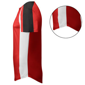 Maillot de baseball sublimé personnalisé OEM 2026 à manches courtes, design premium, avec motif vierge - Product Image 6