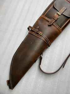 Étui de transport en cuir de qualité supérieure et durable pour armes à feu, idéal pour la chasse au gros gibier – Holster de haute qualité - Product Image 3