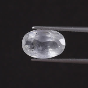 Zafiro Blanco Natural de Grado AAA, Gema Suelta de 5 Quilates, Corte Ovalado 12x8.5mm, Certificado IGI, para Joyería - Product Image 1