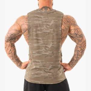 Ropa deportiva de algodón sin mangas de talla grande para hombre, camisetas sin mangas para entrenamiento, gimnasio, camisetas para hombre - Product Image 6