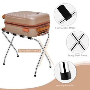 Portavaligie Pieghevole per Casa con Cinghie in Nylon, Pratico Organizzatore da Viaggio - Product Image 5