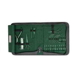 Kit d'outils professionnels pour extensions capillaires : ciseaux, pinces, clips, perles, outils d'installation et de retrait en acier inoxydable - Product Image 2
