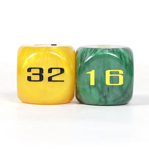 Cubo de Dobleación de Backgammon Personalizado, Dados de Juego Ludo, Cubo de Dobleación de Backgammon Cuadrado OEM, Accesorio AL MALIK CRAFT - Product Image 4