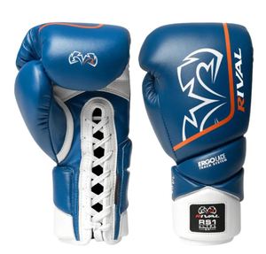 Gants de boxe professionnels en cuir PU Rival, les plus vendus, avec fermeture auto-agrippante, légers, respirants, pour entraînement et sparring adulte, personnalisables - Product Image 1
