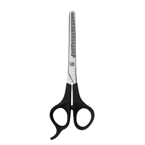 Double Sided Thinning <b>Shears</b> 7.5 Inch Black Handle Stainless Steel Hair Texturizing Scissors Professional Barber Salon <b>Tool</b> - Product Image 3