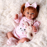 Poupée Reborn réaliste Babeside Doreen, 20 pouces, en vinyle, mini-jouet, mignonne, réaliste, fille, corps souple