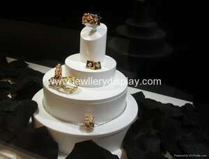 2025 Modern Design Elegant Clear Acrylic Single Rings Display Holder <b>Steps</b> Acrylic Rings Organizer Stand - Product Image 5