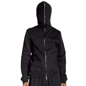 Sweat à capuche zippé 100% coton de haute qualité pour hommes Design d'impression bouffée éponge française vierge personnalisée - Product Image 1