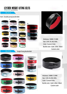 Cinturón de Levantamiento de Pesas Profesional de Primera Calidad, Ecológico, de Una Sola Hebilla, para Fisicoculturismo y Gimnasio, Personalizado - Product Image 6