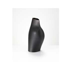 High Quality Modern Matte Black <b>Ceramic</b> <b>Vase</b> Sculptural Flower Pot for Nordic Living Room Decor - Product Image 1
