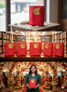 Bolsas de regalo premium para bodas de mujeres, recuerdos de Haldi y Mehendi, bolsas de regalo para novios, recuerdos indios de Sangeet, Mehndi y Nikkah. - Product Image 3