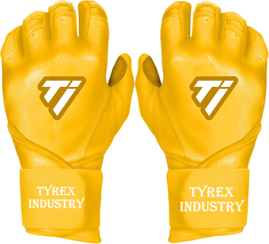 Gants de frappe de baseball en cuir Cabretta personnalisés avec support de poignet à manchette longue pour jeunes et adultes - Product Image 1