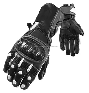 Best OEM Supplier Wholesale Affordable Prices 100% Leather Motorcycle Racing Gloves