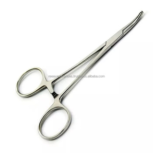 คีมหนีบหลอดเลือดโคเชอร์แบบโค้ง ทำจากเหล็กกล้าไร้สนิม ขนาด 6 นิ้ว อุปกรณ์ผ่าตัดทั่วไป - Product Image 1