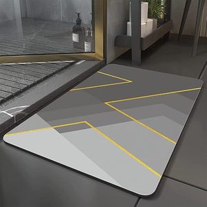 Tapis de bain personnalisé Graceline en nouveaux matériaux, absorbant l'eau, antidérapant, en terre de diatomée - Product Image 1