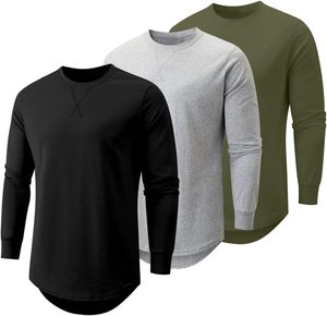 Camiseta de Manga Corta para Hombre, Cuello Redondo, Color Sólido, Tejido de Punto, Corte Regular, Casual, Negra, Blanca, Gris, Nueva Colección 2026, Hecha a Medida - Product Image 4