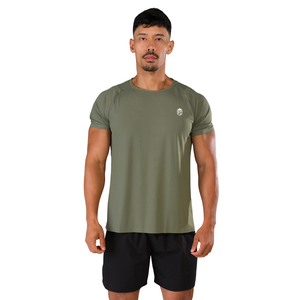 Chemise tactique à manches courtes olive pour homme Proflex, confortable, de qualité supérieure, idéale pour la gym, élégante, décontractée, vente en gros - Product Image 1