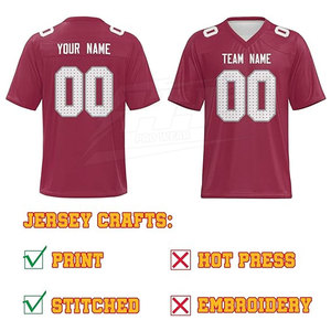 Maillots de football américain personnalisés en gros – Nom de l'équipe, numéro, logo – Vente en gros de maillots de football américain – Fabrication OEM en usine - Product Image 2