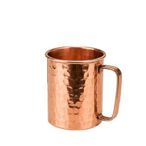 Taza Moscow Mule de Cobre Puro Martillado al por Mayor, Taza de Cobre Sólido Hecha a Mano con Asa Ergonómica, Apta para Alimentos, Resistente al Deslustre - Product Image 6
