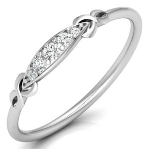 Bague Infinity en or massif 18 carats Magnifiques bijoux en or diamant Bagues de fiançailles Bagues de mariage Bijoux en pierres précieuses à prix raisonnable - Product Image 3