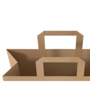 Bolsa de Papel para Alimentos de Supermercado, Ecológica, Reciclable, con Logotipo Personalizado, Base Cuadrada, Blanca, con Asa - Product Image 5