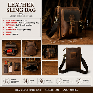 Bolso bandolera hecho a mano para hombre, bolso de hombro tipo mensajero, estilo vintage, para viajes, oficina, uso diario, con cremallera, impermeable - Product Image 6
