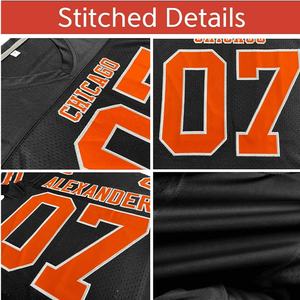 Camisetas de Fútbol Americano Totalmente Personalizadas, Camiseta de Fanático Estadounidense para Adultos/Club Juvenil, 100% Poliéster, Camiseta de Fanático del Fútbol Americano - Product Image 3