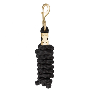 Cuerda de Amarre para Caballos de Primera Calidad, Trenzada en Algodón Resistente con Clip Metálico Sólido, Agarre Cómodo para Entrenamiento, Cuidado, Viajes y Uso en Establos - Product Image 1