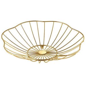Cesta de frutas de alambre de metal negro estilo nórdico al por mayor, frutero de alambre de hierro transpirable para encimera de cocina y mesa de comedor - Product Image 5