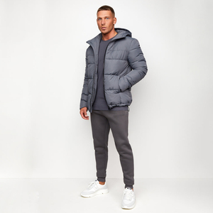 Chaqueta de Plumón de Invierno para Hombre, Diseño 2026, con Cierre, Cuello Alto, Relleno de Algodón, Reversible - Product Image 2