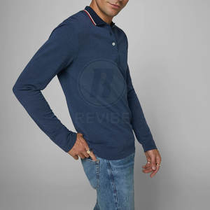 Camisa de Manga Larga de Lona Transpirable, Sólida, Informal, para Hombre, 100% Algodón, de Alta Calidad, Nuevo Diseño, a la Moda, Más Vendida - Product Image 5