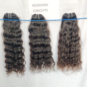 Mejor Precio, Cabello Humano Indio 100% Natural en Paquetes, Estilos Rizados y Ondulados Disponibles, Proveedor de Cabello Humano - Product Image 3