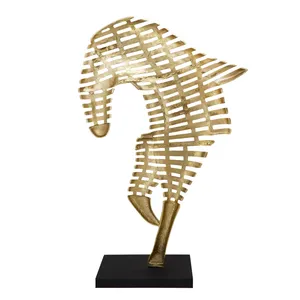 Sculpture Métallique Artisanale de Luxe pour la Décoration Artistique des Salons des Villas Haut de Gamme, Hôtels, Complexes et Bureaux d'Entreprises - Product Image 2