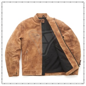 Chaqueta de cuero de motocicleta para Hombre | Chaqueta de motociclista aprobada por CE para todas las estaciones | Chaqueta de montar elegante - Product Image 3