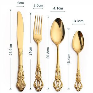 Ensemble de couverts en métal pratique pour les repas quotidiens, facile d'entretien, durable et agréable au toucher - Product Image 6