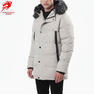 Wholesale Custom Logo Parka Jackets <b>Men</b> Thermal Padded Durable Outer Shell <b>Warm</b> Hooded <b>Winter</b> <b>Coat</b> For Snowy Weather - Product Image 4