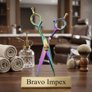 Stainless Steel Professional Hairdresser Shears Precision Blade <b>Barber</b> Scissors Salon Cutting Tool Kit <b>Set</b> 6-Inch Durable High - Product Image 1