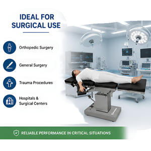 Mesa Quirúrgica Ortopédica Hidráulica Manual para Uso en Quirófanos de Hospital, Acero Inoxidable 304, Certificación CE - Product Image 4