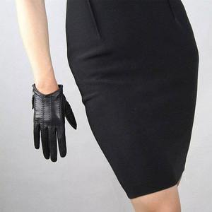 Guantes de seguridad de cuero tejido de alta durabilidad, resistentes al viento, con detección de agujas, unisex, casuales, para viaje, de invierno, de alta resistencia, lisos - Product Image 2