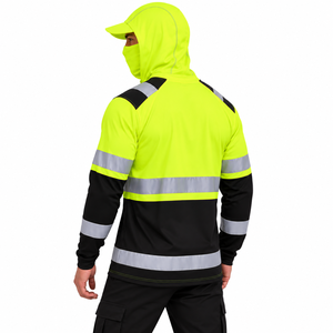 เสื้อฮู้ดสะท้อนแสงสำหรับผู้ชาย ป้องกันแสงแดด UPF 50 สำหรับตกปลา แขนยาว ปิดหน้า ป้องกันแสงแดด พร้อมสกรีนโลโก้ได้ - Product Image 4