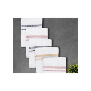 2026 Best Selling Ultimate Cheap Bulk Beige Colour Kitchen Airplane Large Cloth <b>Waffle</b> Weave Cotton Beige Embroidered Dish Towel - Product Image 4