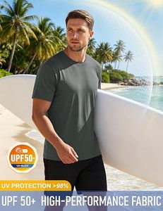 Seamless UV-Protection Mens Quick-Dry T-<b>Shirt</b> For Running With Muscle Support Fit - Product Image 4