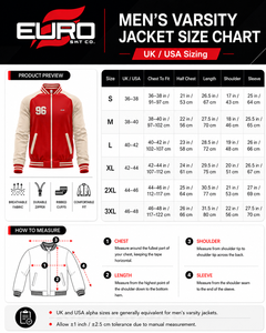 Men Compact Varsity <b>Jacket</b> Modern Casual Bomber Baseball Coat with Premium Soft Fabric Ribbed Collar Varsity <b>Jacket</b> Comfortable - Product Image 6