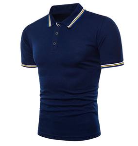 T-shirts à manches longues rayés personnalisés à ourlet brut et effet usé, en coton léger 100% et polo rugby en denim délavé à l'acide pour hommes - Product Image 3