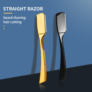 Wholesale <b>Straight</b> <b>Edge</b> Barber <b>Razor</b> Low MOQ Stainless Steel Custom Cut Throat Single Blade <b>Razor</b> - Product Image 3